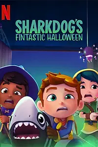 Главный постер мультфильма «Акулопес и фантастический Хэллоуин (2021)»