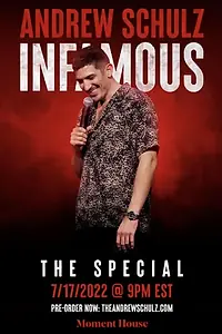 Главный постер фильма «Andrew Schulz: Infamous (2022)»