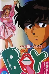 Главный постер аниме «Плохой мальчик: Сила рук Икасу Марухи (1990)»