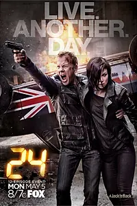 Главный постер сериала «24 часа: Проживи еще один день (2014)»
