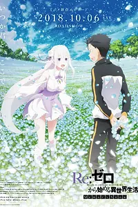 Постер к аниме «Re:Zero. Жизнь с нуля в другом мире: Снежные воспоминания (2018)»