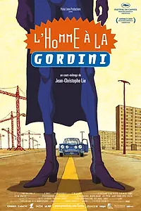 Главный постер мультфильма «Человек в голубом Гордини (2009)»