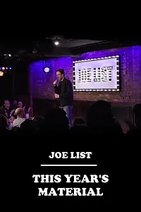 Главный постер фильма «Joe List: This Year's Material (2022)»