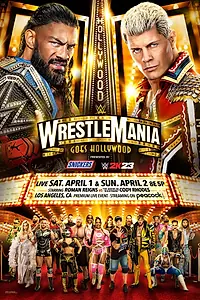 Главный постер фильма «WrestleMania 39 (2023)»