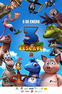 Постер к мультфильму «3 al Rescate (2011)»