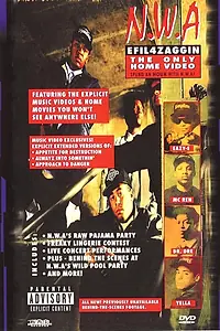 Главный постер фильма «N.W.A.: Efil4zaggin - The Only Home Video (1992)»
