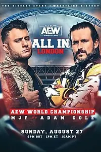 Постер к фильму «All Elite Wrestling: All In (2023)»