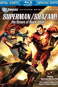 Постер к мультфильму «Витрина DC: Супермен/Шазам! – Возвращение черного Адама (2010)»