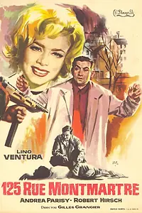 Главный постер фильма «Улица Монмартр, 125 (1959)»