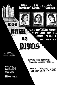Главный постер фильма «Mga anak ng Diyos (1957)»