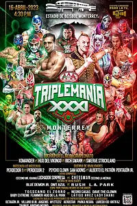 Главный постер фильма «AAA: TripleMania XXXI Monterrey (2023)»