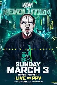 Главный постер фильма «All Elite Wrestling: Revolution (2024)»