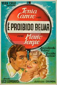 Постер к фильму «Запрещается целовать (1954)»