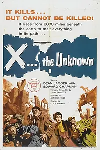 Главный постер фильма «Икс: Неизвестное (1956)»