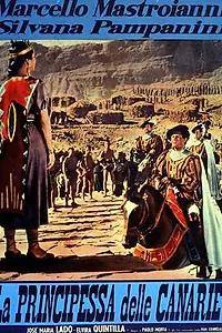 Главный постер фильма «Принцесса Канарская (1954)»