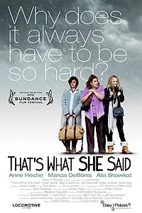 Главный постер фильма «То, что она сказала (2012)»