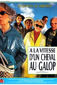 Главный постер фильма «À la vitesse d'un cheval au galop (1992)»