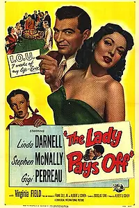 Главный постер фильма «Леди отдаёт долг (1951)»