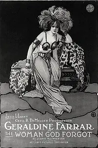 Главный постер фильма «Женщина, забывшая бога (1917)»