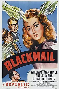 Постер к фильму «Blackmail (1947)»
