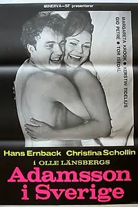 Главный постер фильма «Адамсон в Швеции (1966)»