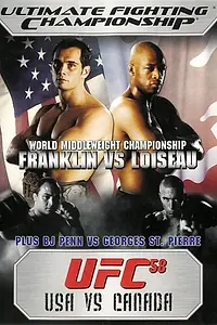Постер к фильму «UFC 58: USA vs. Canada (2006)»