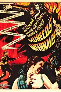Главный постер фильма «Дьявольские люди-куклы (1961)»