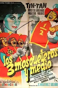 Главный постер фильма «Три с половиной мушкетёра (1957)»