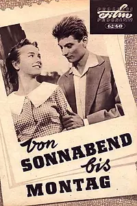 Главный постер фильма «С субботы до понедельника (1959)»
