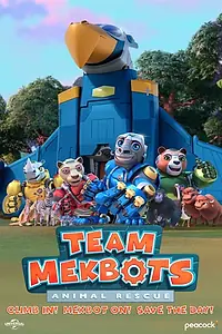 Постер к мультсериалу «Team Mekbots: Animal Rescue (2023)»