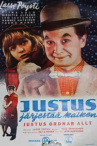 Главный постер фильма «Justus järjestää kaiken (1960)»
