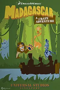 Постер к мультфильму «Madagascar: A Crate Adventure (2011)»