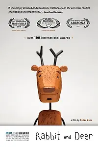 Главный постер мультфильма «Зайка и олень (2012)»