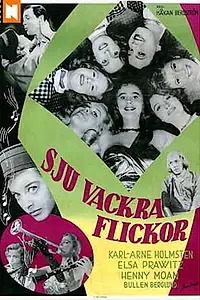Постер к фильму «Семь красивых девушек (1956)»
