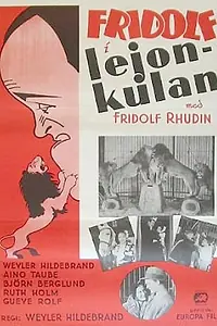 Постер к фильму «Fridolf i lejonkulan (1933)»