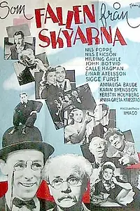Главный постер фильма «Som fallen från skyarna (1943)»