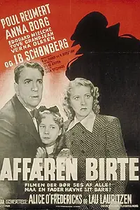 Постер к фильму «Affæren Birte (1945)»