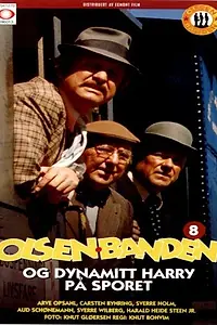 Главный постер фильма «Olsenbanden og Dynamitt-Harry på sporet (1977)»