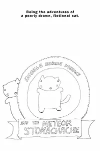 Главный постер мультфильма «Bubble Bubble Meows and the Meteor Stomachache (2014)»