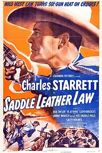 Постер к фильму «Saddle Leather Law (1944)»