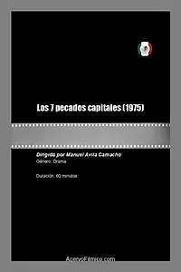 Главный постер фильма «Los 7 pecados capitales (1975)»