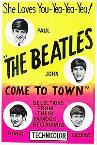 Главный постер фильма «The Beatles Come to Town (1963)»