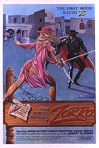 Постер к фильму «Эротические приключения Зорро (1972)»