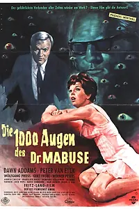 Постер к фильму «1000 глаз доктора Мабузе (1960)»