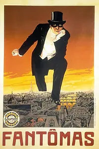 Постер к фильму «Фантомас, человек для гильотины (1913)»