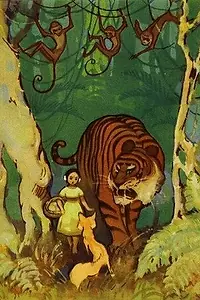 Постер к мультфильму «Девочка в джунглях (1956)»