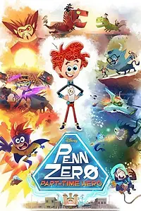 Главный постер мультсериала «Супергерой на полставки (2014 - 2017)»