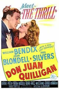 Главный постер фильма «Дон Жуан Куиллиган (1945)»
