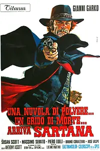 Постер к фильму «Облако пыли... предсмертный крик... Сартана идёт! (1970)»
