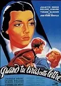 Постер к фильму «Когда ты прочтешь это письмо (1953)»